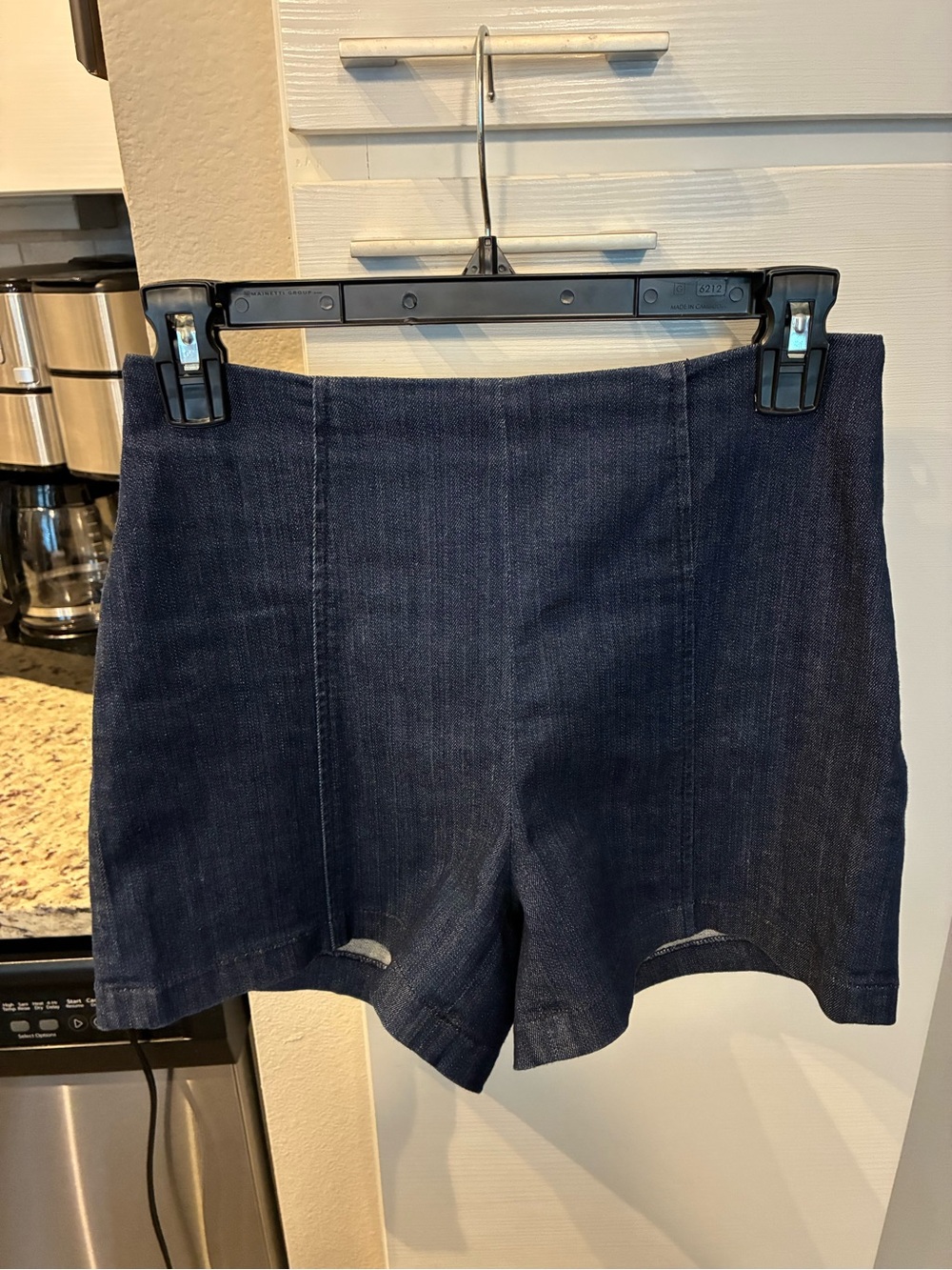 Kate Spade Dark Navy Denim High-Rise Shorts